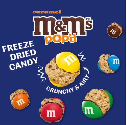 M&M’s Pop’d Freeze Dried Caramel 155g