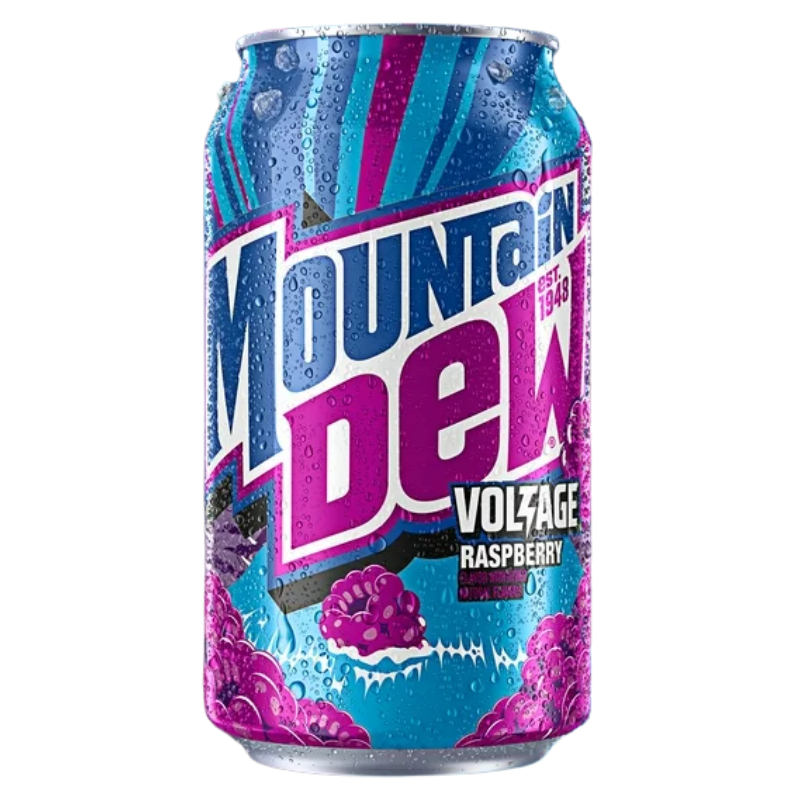 Mountain Dew – Voltage Raspberry 355ml