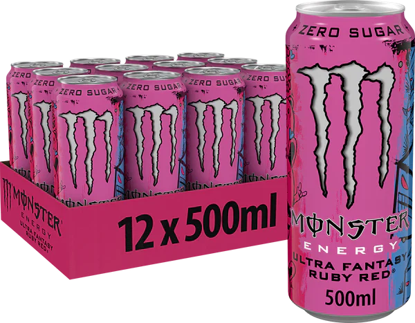Monster Energy Ultra Fantasy Ruby Red (12 x 500ml)