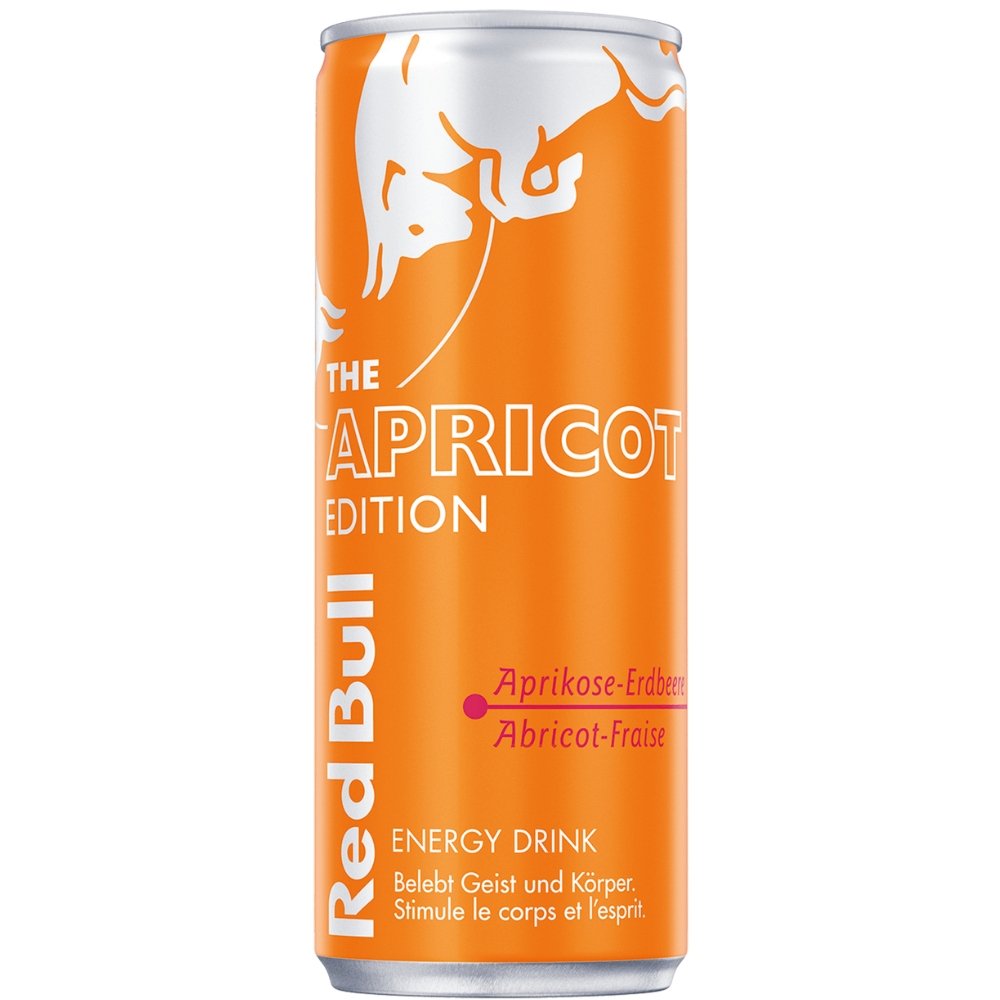 Red Bull Energy Drink The Apricot Edition Apricot & Strawberry