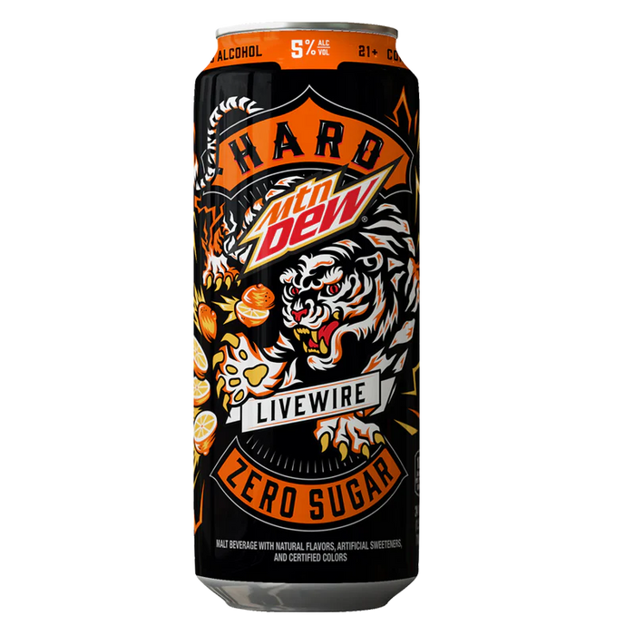 Mountain Dew Hard Live Wire 5% 355ml