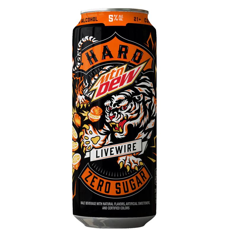 Mountain Dew Hard Live Wire 5% 355ml